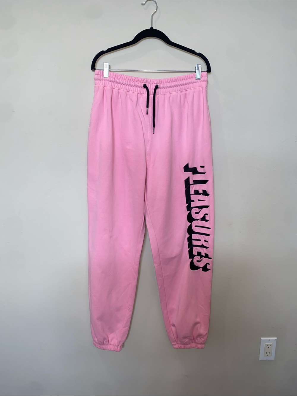 Pleasures Pink Graphic Joggers with Side Logo